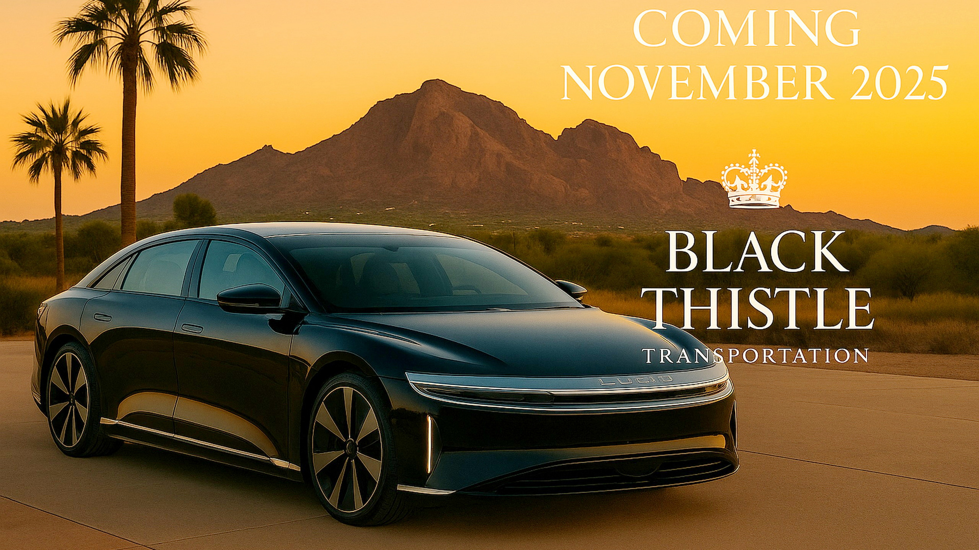 Black Thistle Lucid Air